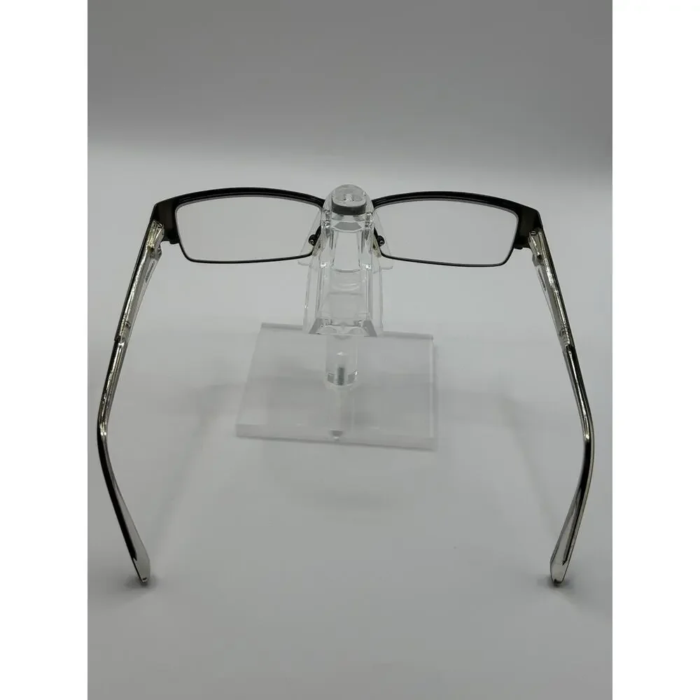 Converse Flip Book Eyeglasses Frames Dark Gunmetal 53-17 Semi Rimless Optical